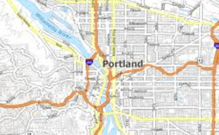 Map:Yiejzinibvi= Portland