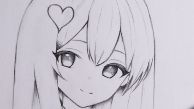 Sketch:Z5-Lioqvxfe= Anime Girl Drawing