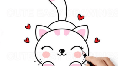 Cute: Ink Drawings = Easy: Easy Drawings