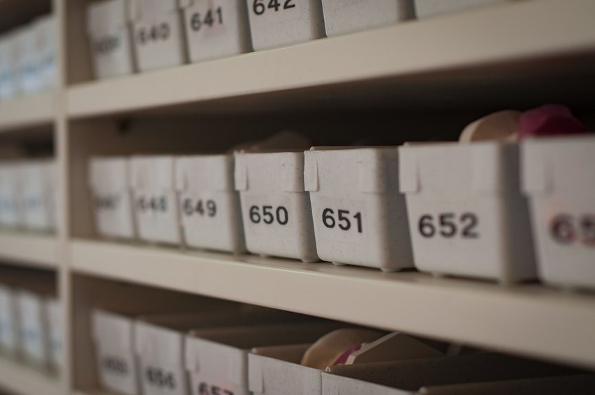 public registry archives numbers listed
